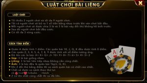 Luật chơi bài Liêng